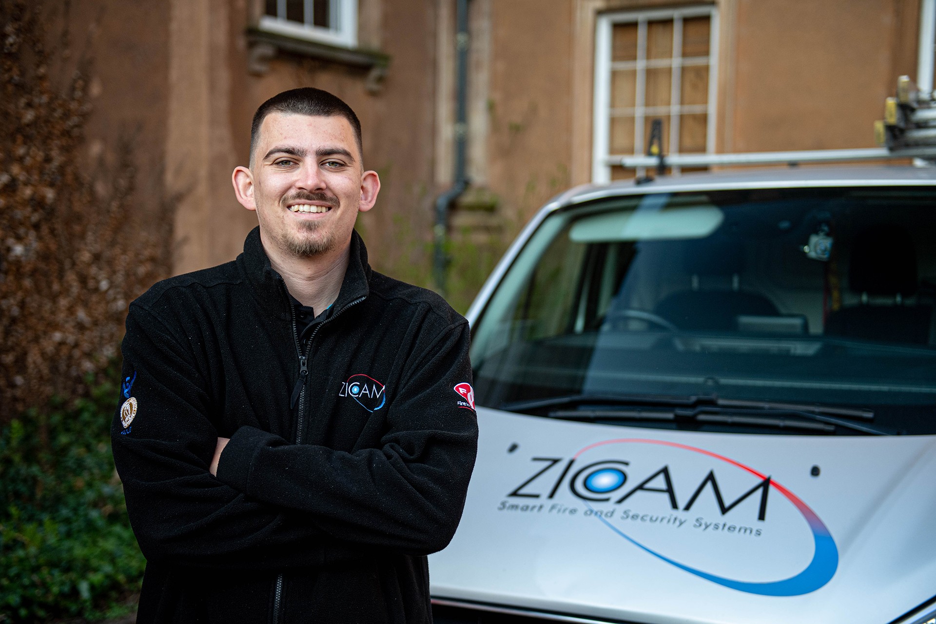 A Zicam team member who specialises in business access control systems